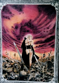 Battlefield (Pastels, 70 x 100 cm), 1995 - Copy of an original from Luis Royo 