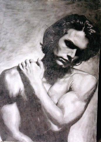 Marcus Schenkenberg (Pencil, 70 x 100 cm), 1996