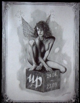 Virgo 2 (Pencil, 35 x 50 cm), 1996